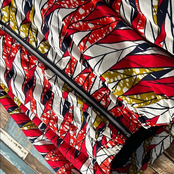 Grass-fields 2XL rayon Colorful Patterned Jacket - Picture 10 of 16